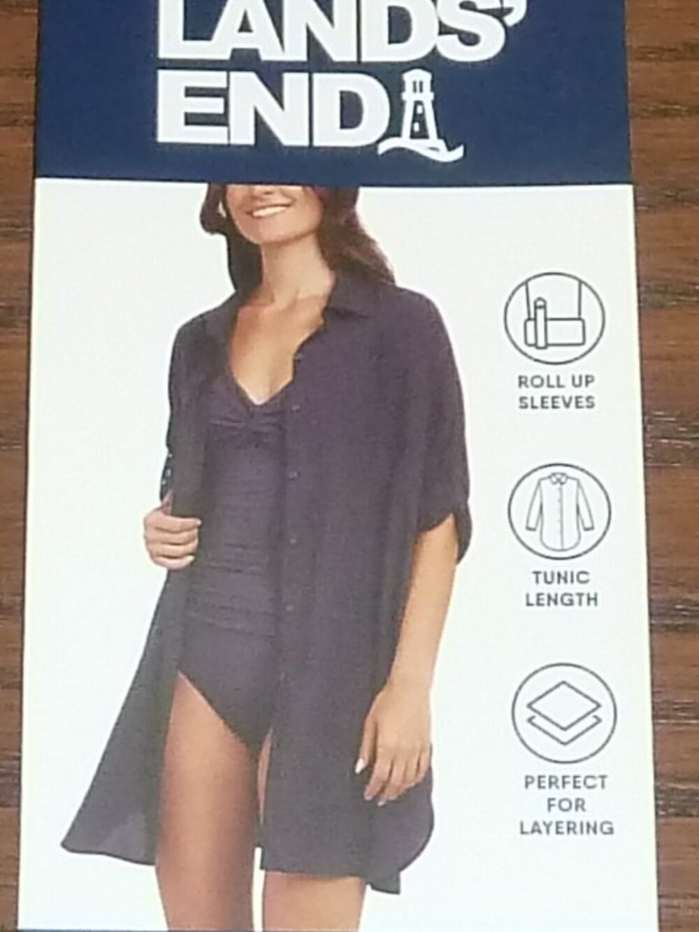 Lands' End Ladies' Size (2-6) Swim Suit Cover Up New